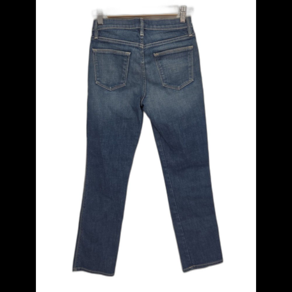 New Frame Demin Womens Le High Straight Blue Jeans Washington Wash Size 25x27 - Picture 2 of 4